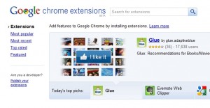 Google's Chrome extension page