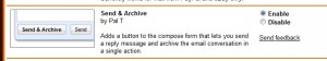 Gmail send and archive option